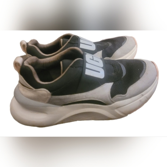 UGG LA FLEX SNEAKER BLACK PINK SILVER - Picture 2 of 2